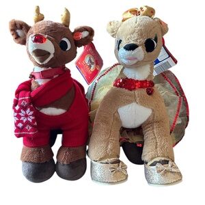 Retro Build-A-Bear 2004 50th Anniversary Limited Edition Rudolph and Clarice